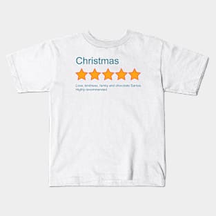 5-Star Rating: Christmas Kids T-Shirt